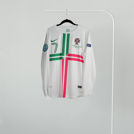 Portugal White Euro 2012 Away Jersey
