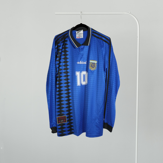 Iconic Maradona #10 Long Sleeve Retro Jersey