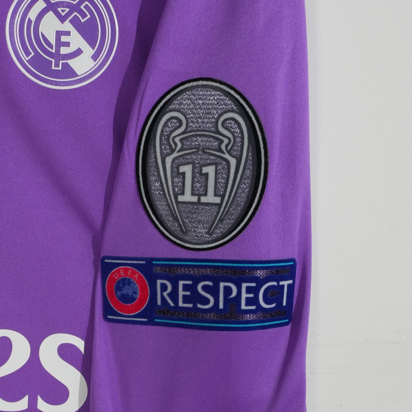 Real Madrid 2017 UCL Final Purple Long Sleeve Jersey
