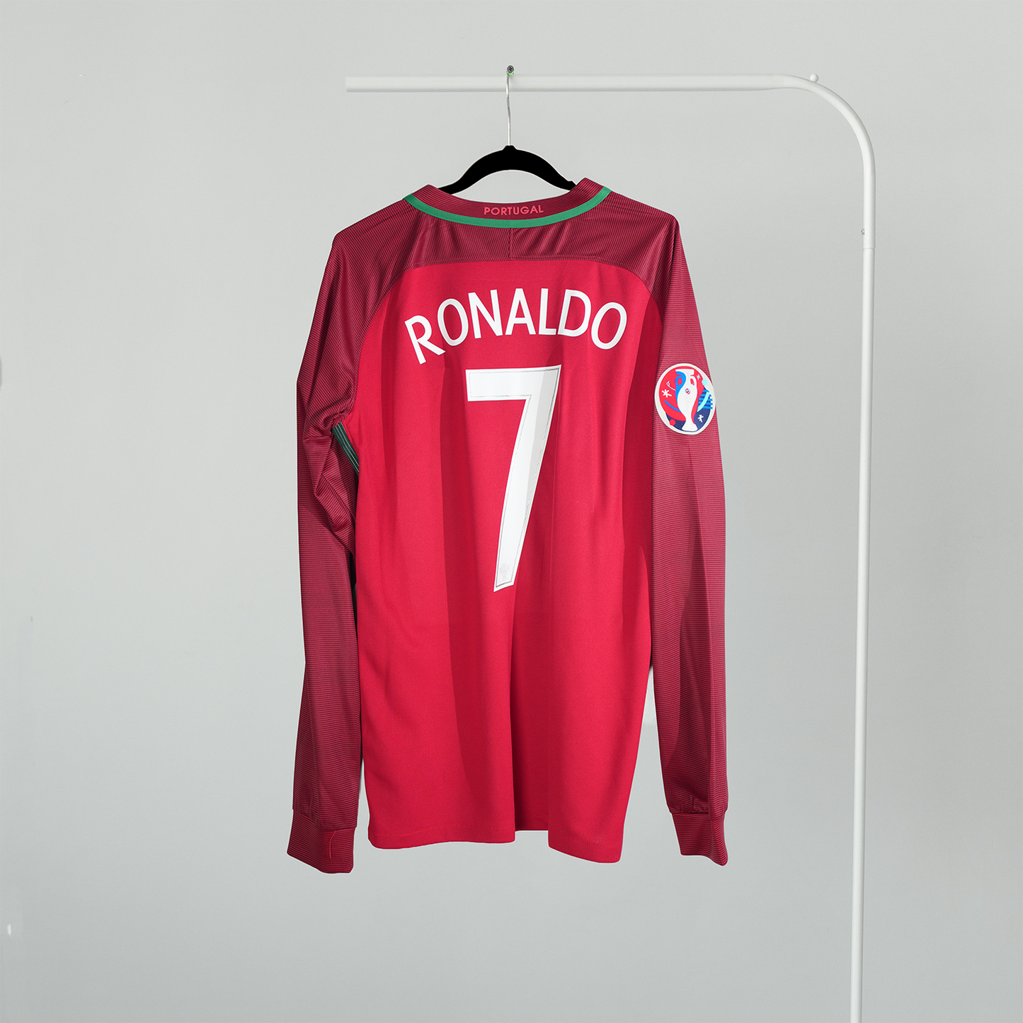 Portugal Red Long Sleeve Home Jersey